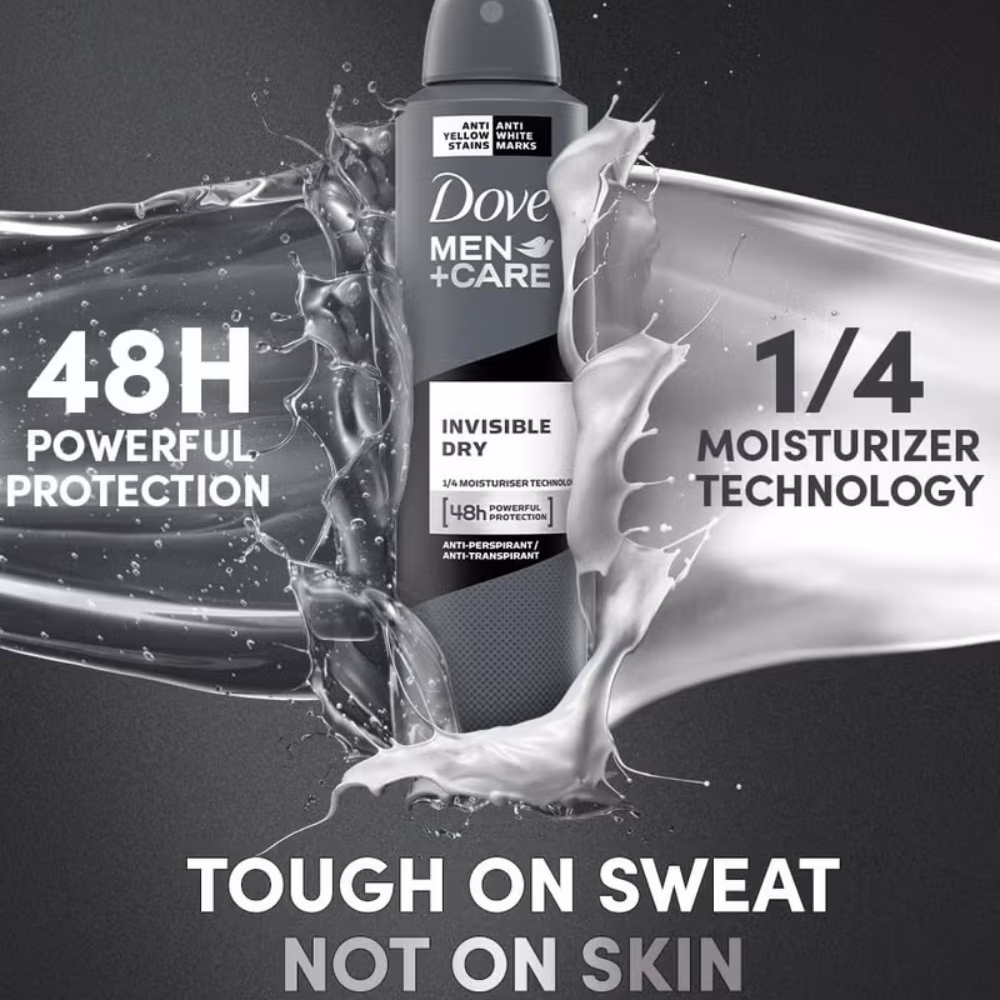 Dove Men+Care Invisible Dry Deo Spray 250ml 2