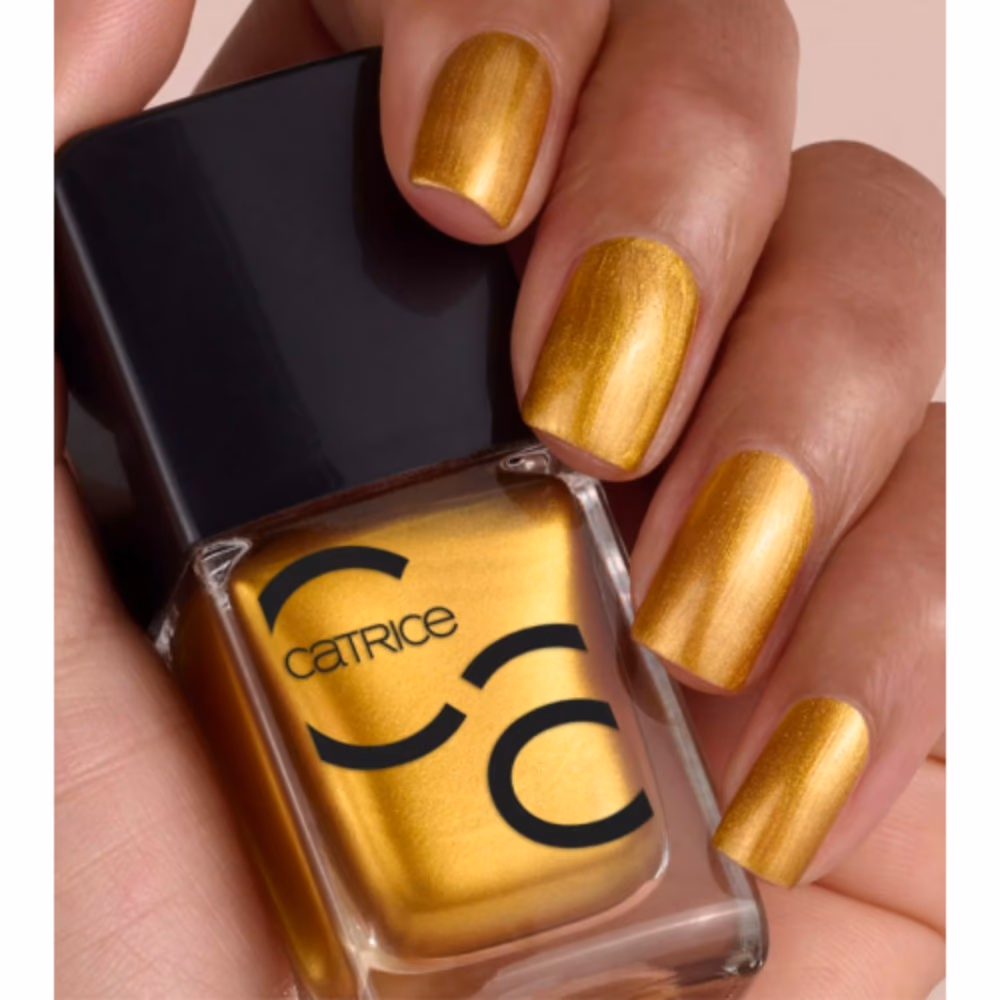 Catrice 156 Iconails Gel Lacquer Cover Me in Gold  2