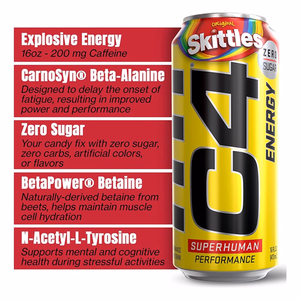 Cellucor C4 Energy RTD Skittles 473ml  2