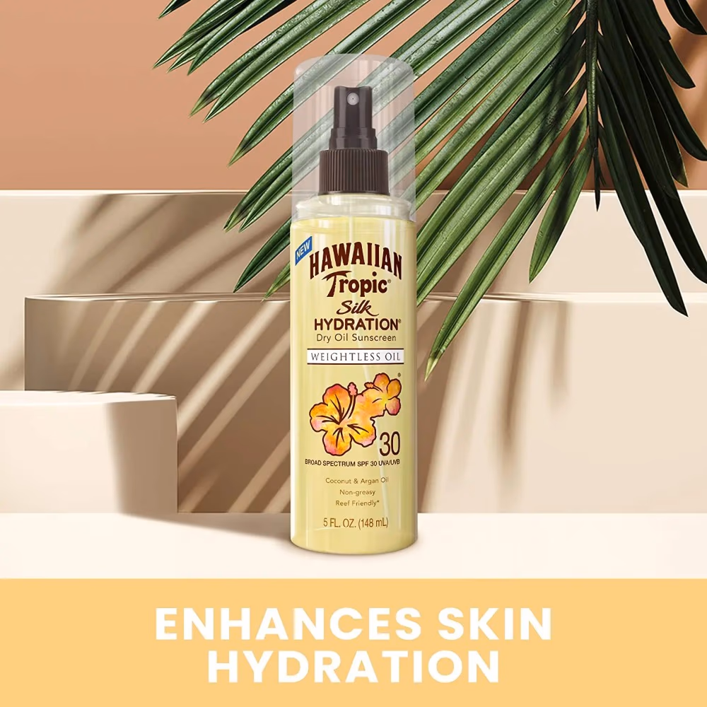Hawaiian Tropic SH Weightless Dry Oil SPF30 148ml  2