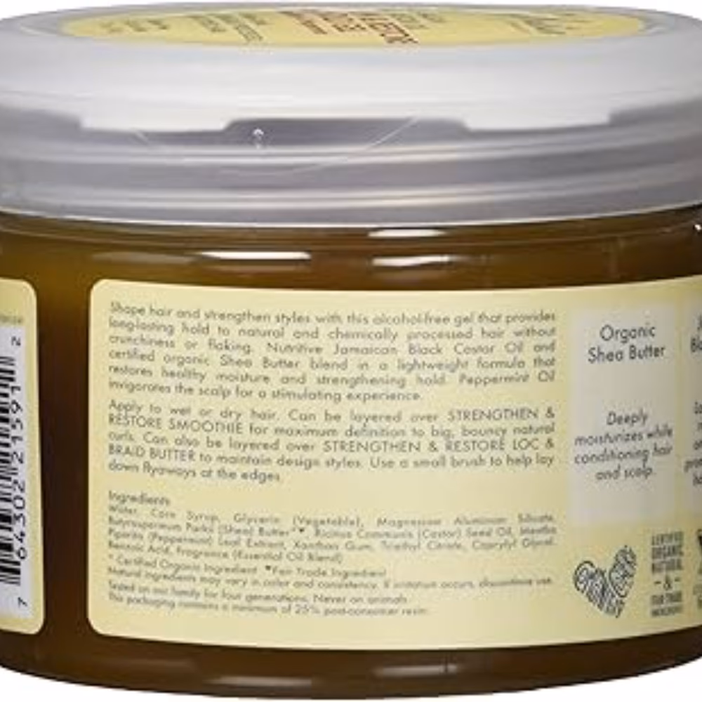 Shea Moisture Jamaican Black Castor Oil Strengthen and Restore Max Hold Gel 340g 3