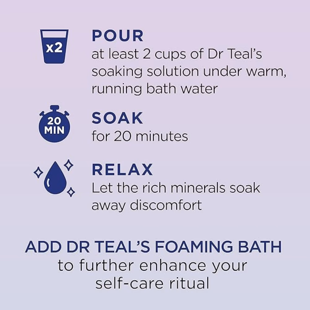 Dr Teals Melatonin Sleep Epsom Salt 1.36kg 4