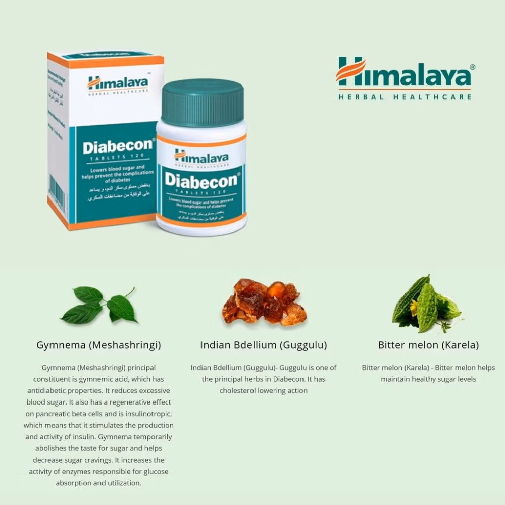 Himalaya Diabecon Tablets 120s 3