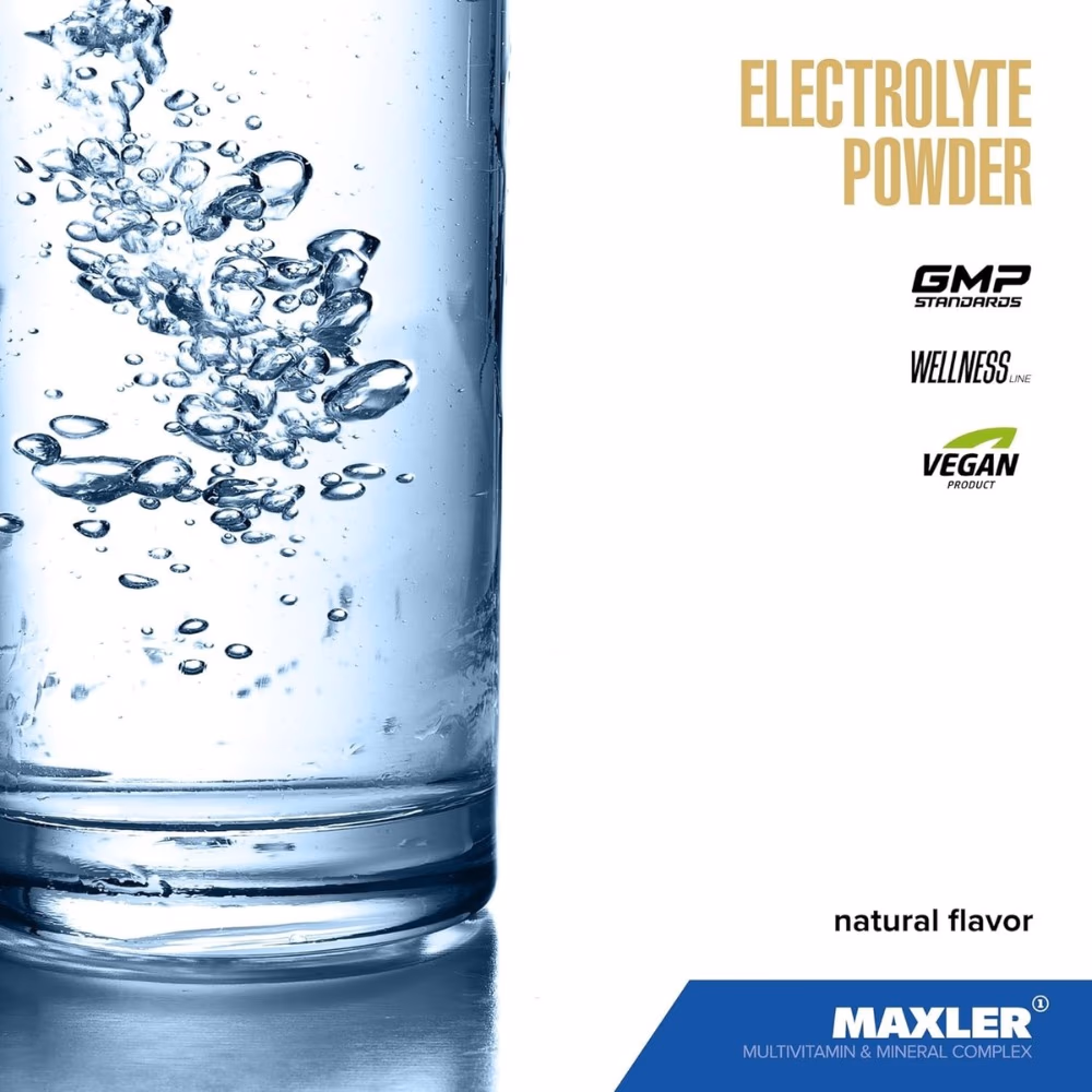 Maxler Electrolyte Powder Natural Flavor 204 g  4