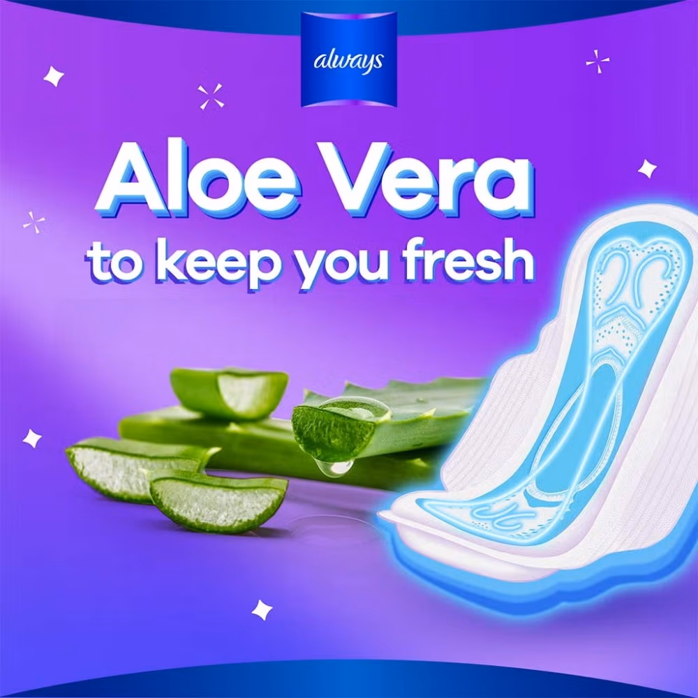 Always Purple Maxi Thick Sanitary Pads with Wings 10s 2