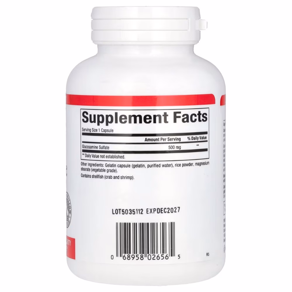 Natural Factors Flexable Gluco 500mg 180s 3