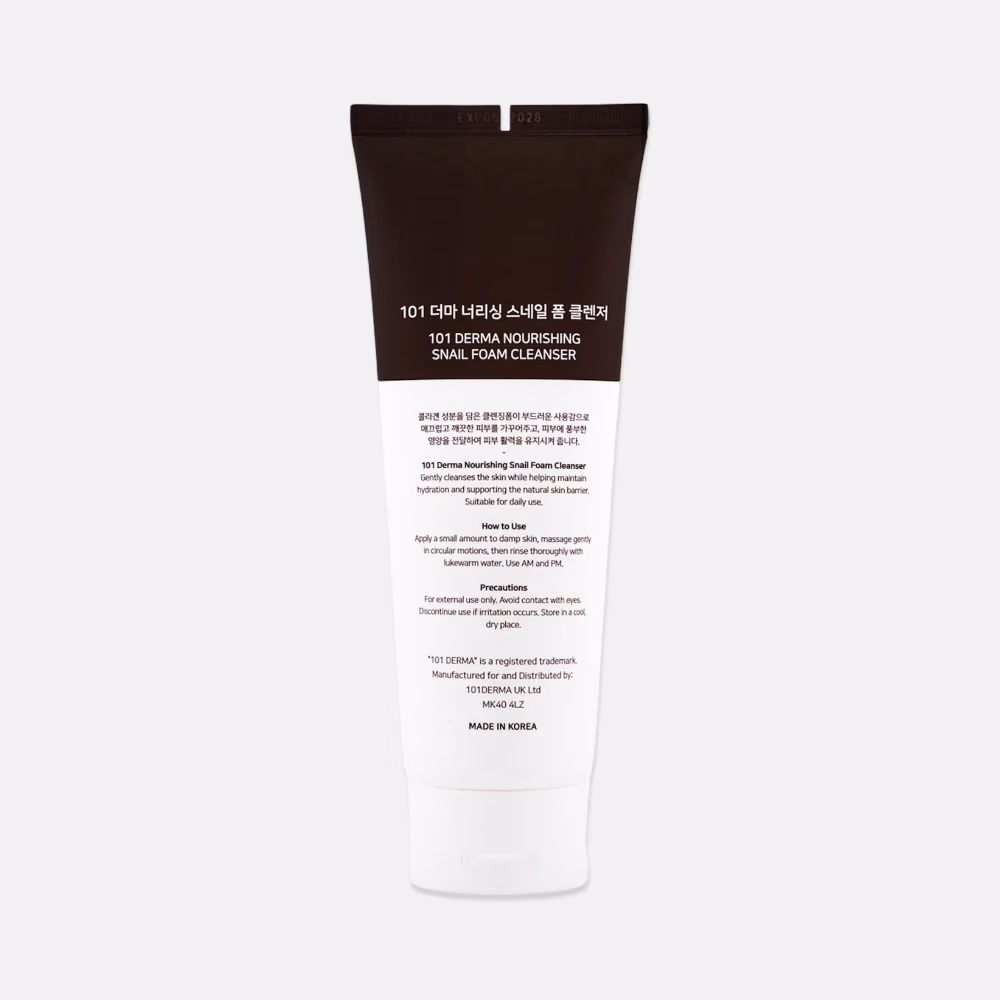 101 Derma Nourishing Snail Foam Cleanser 150ml 2
