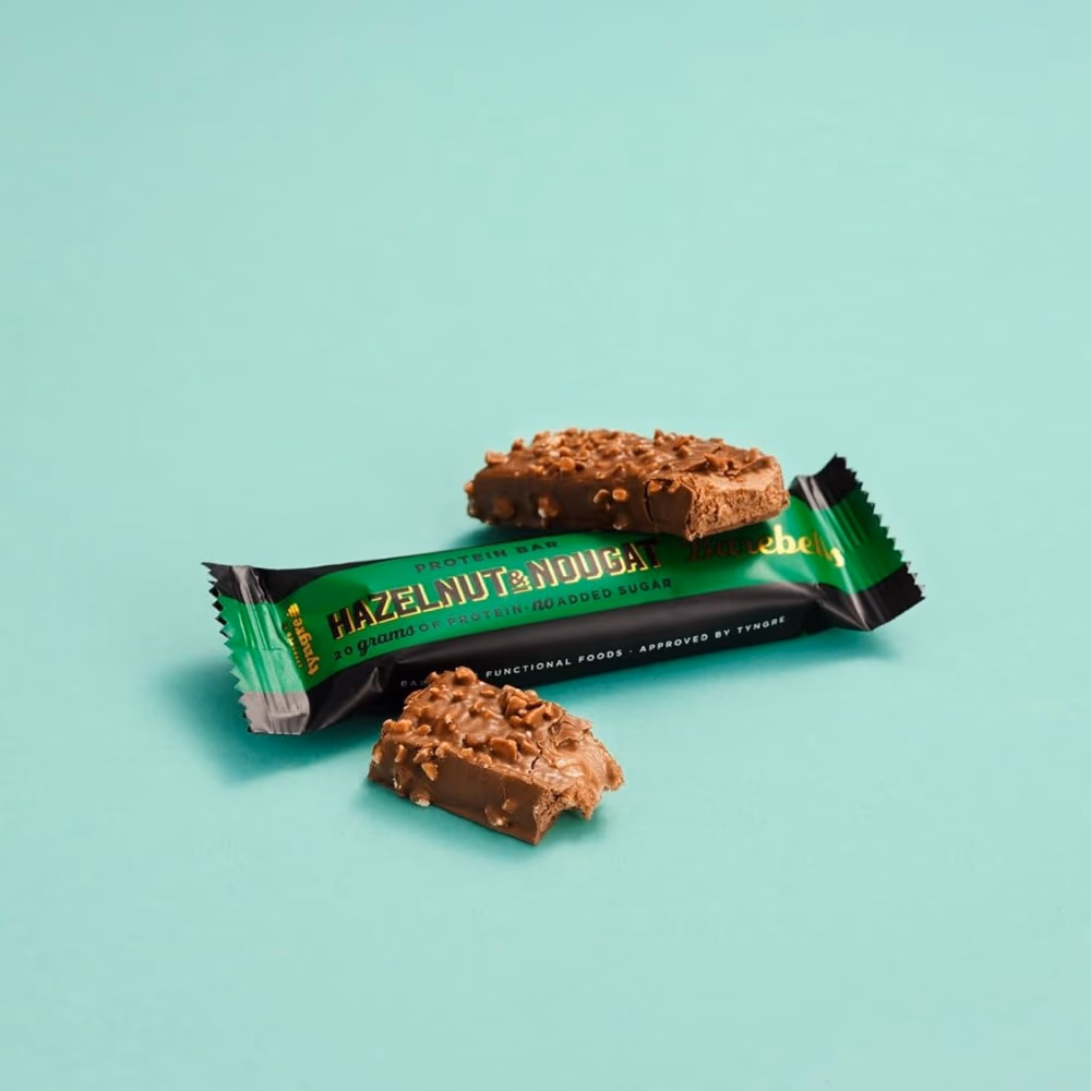 Barebells Vegan Hazelnut Nougat Protein Bar 55gm - Box of 12 3