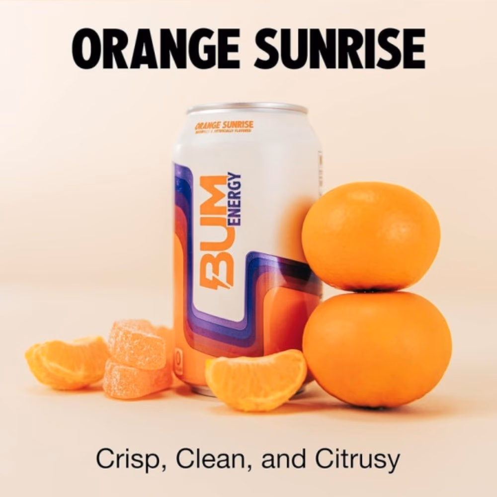 Raw Bum Energy Ready to Drink Orange Sunrise 355ml 3