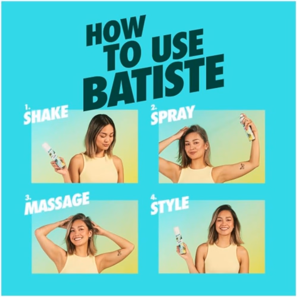 Batiste Dry Shampoo Classic Fresh Original 400ml 4