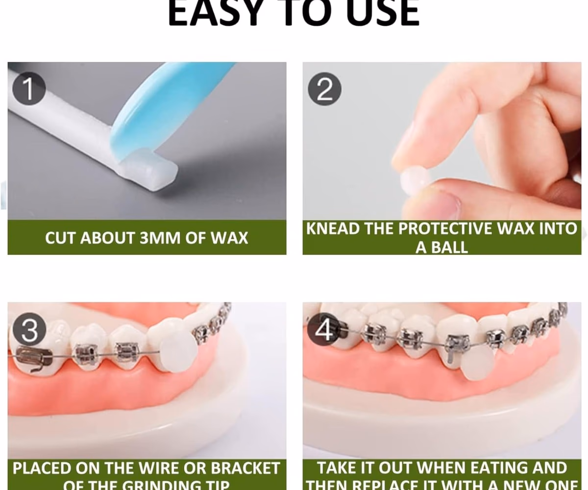 Kin Ortho Wax Mint Flavour 5s 4