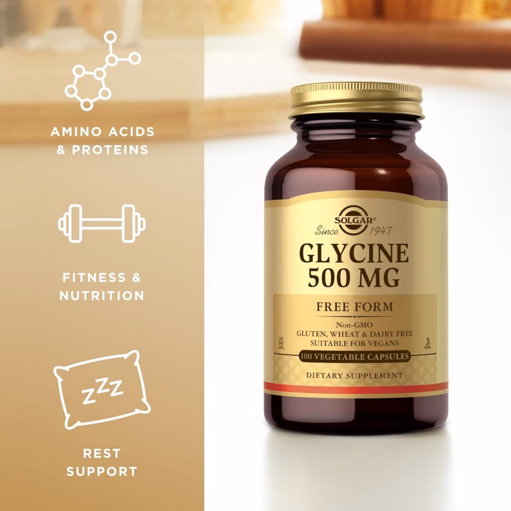 Solgar Glycine 500mg -100 Capsules 4