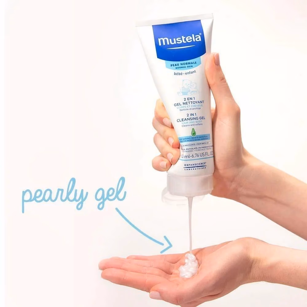 Mustela 2 in 1 Hair And Body Gel 200ML 3