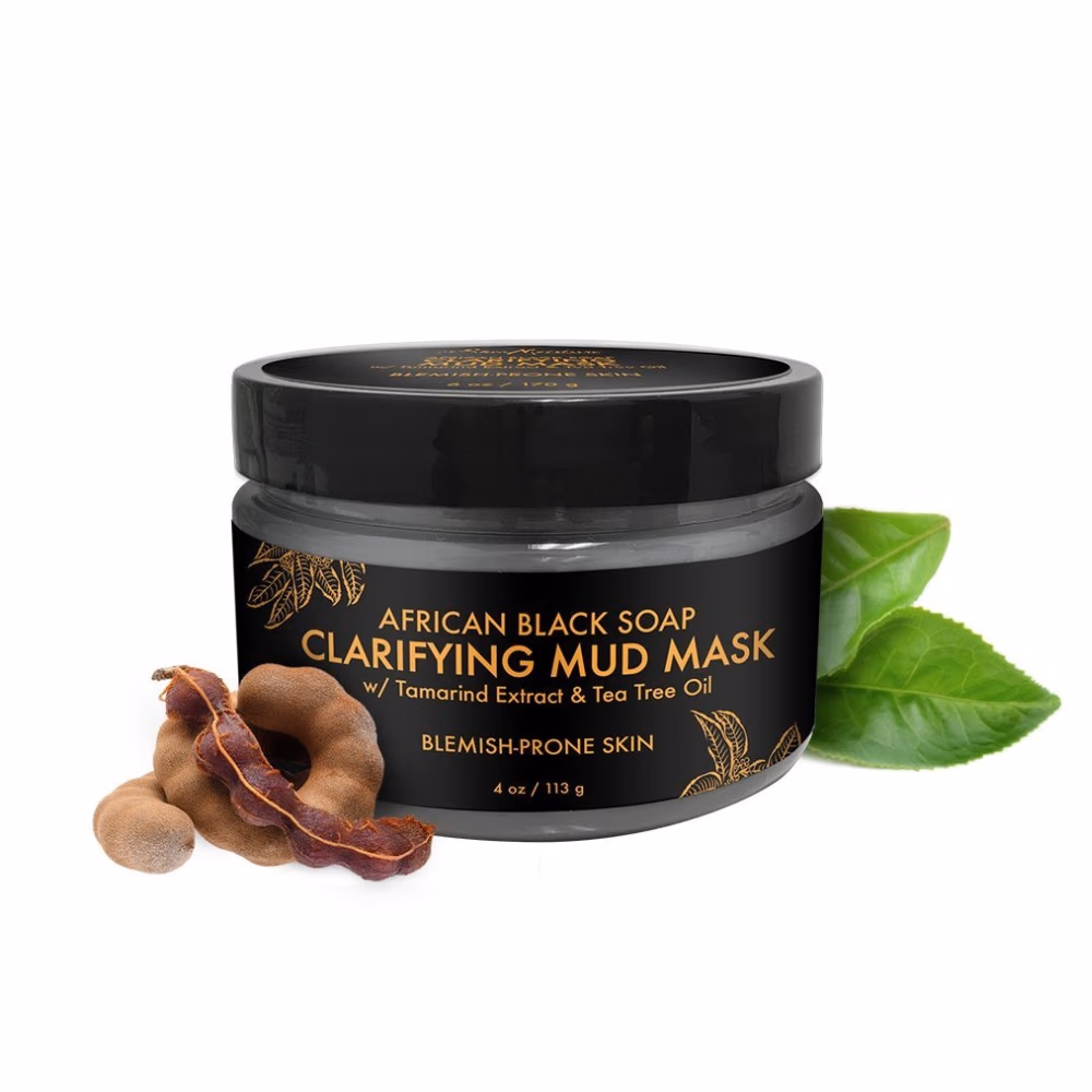 Shea Moisture African Black Soap Clarifying Mud Mask 113g 2