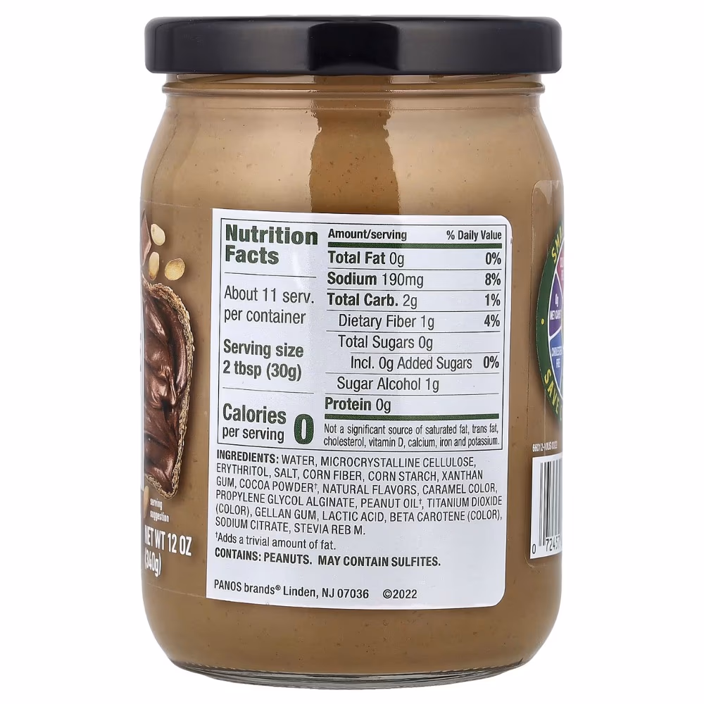 Walden Farms Chocolate Peanut Spread 340g 2