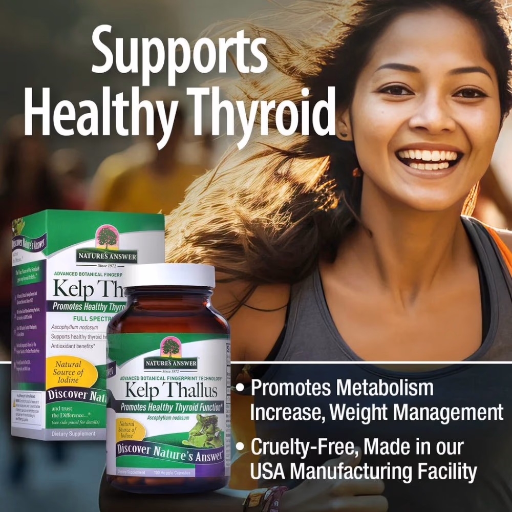 Natures Answer Kelp Thallus 75mg-100 Capsules 3