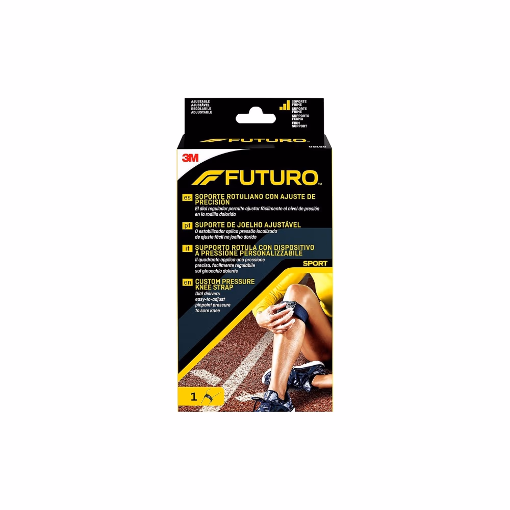 3M Futuro Knee Custom Pressure Strap (09190) - Adjustable Size - 1 Knee Support 4