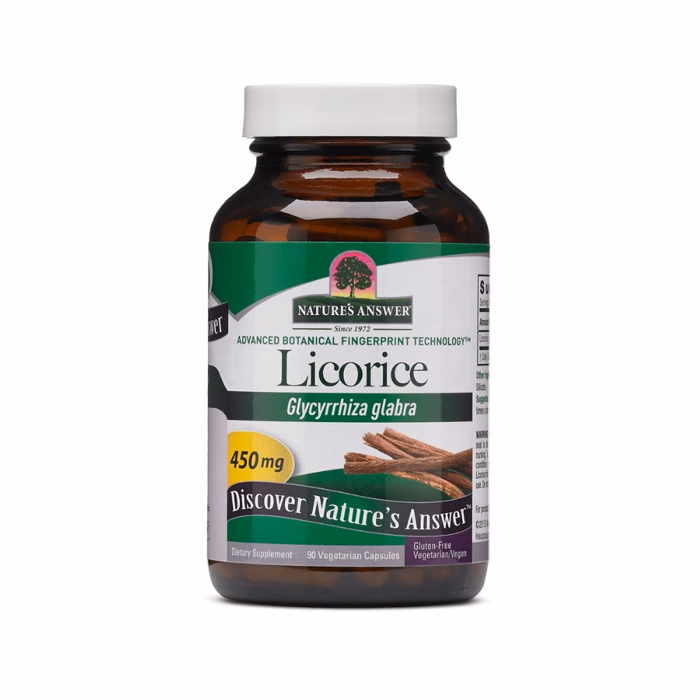 Natures Answer Licorice Root 450mg-90 Capsules 2