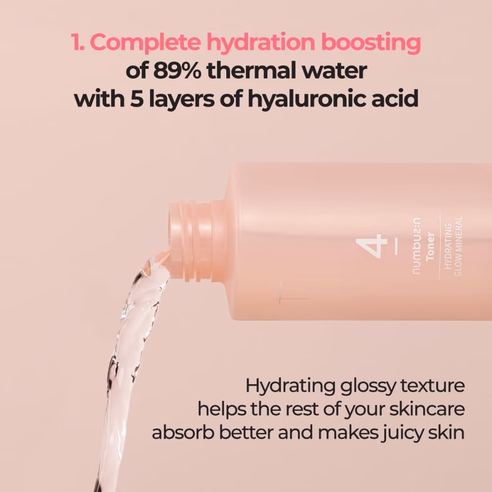 Numbuzin Hydrating Glow Mineral Toner 200ml 2
