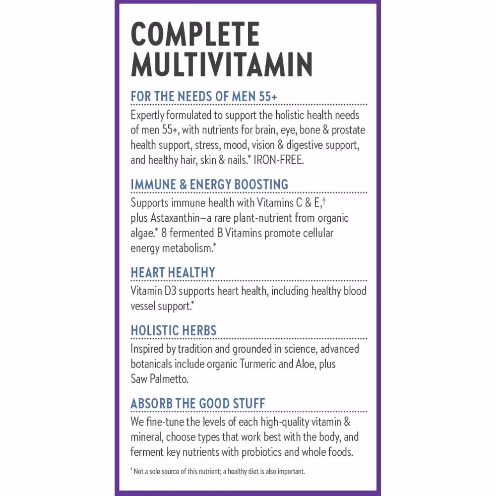 New Chapter Every Man's One Daily 55+ Multivitamin - 72 Tablets 4