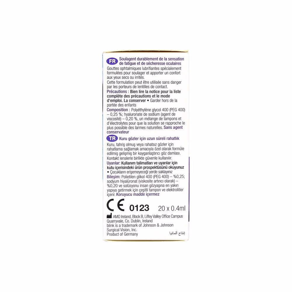 Blink Intensive Soothing Eye Drop Vials 20S 2