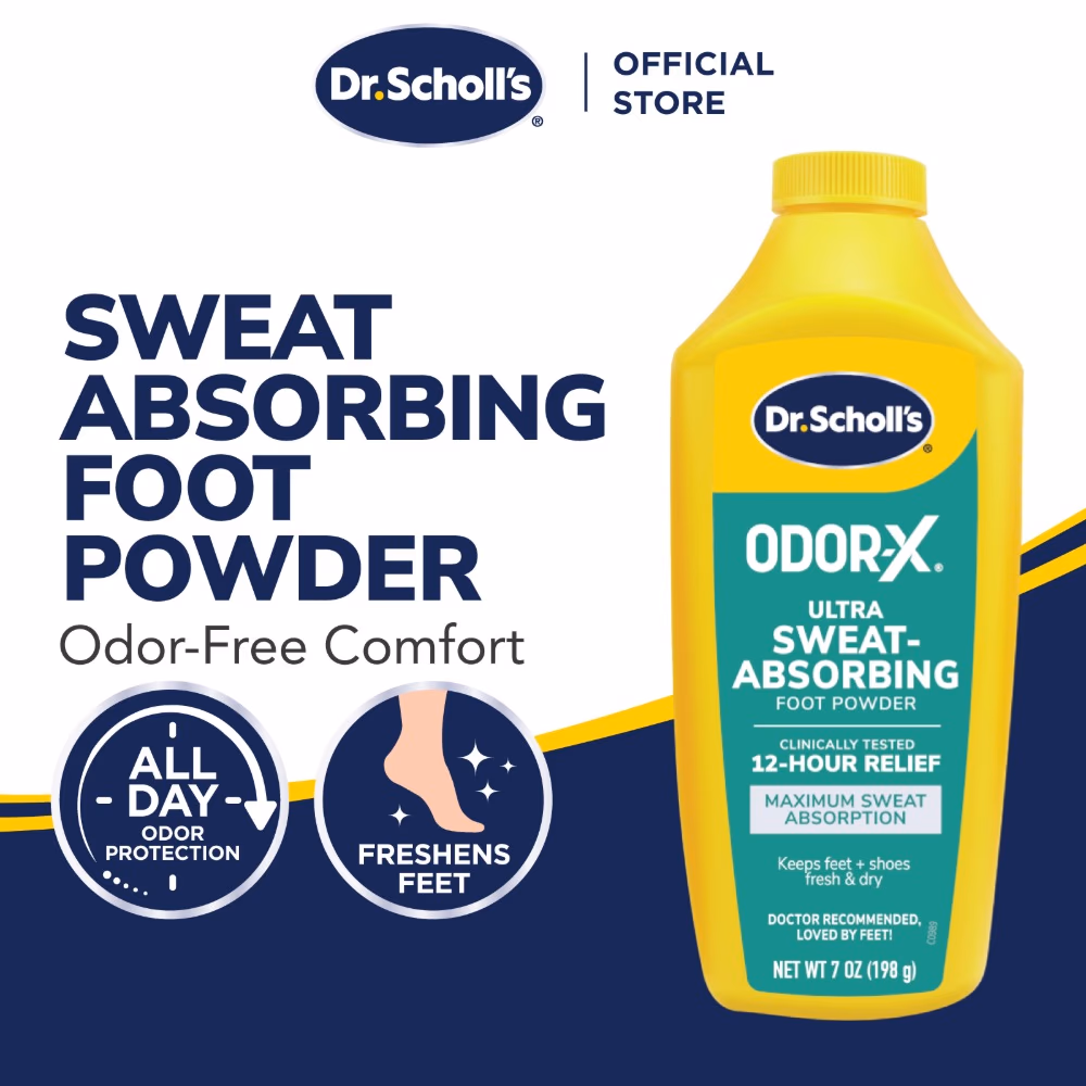 Scholl OdorX Sweat Absorbing Powder 198g 3