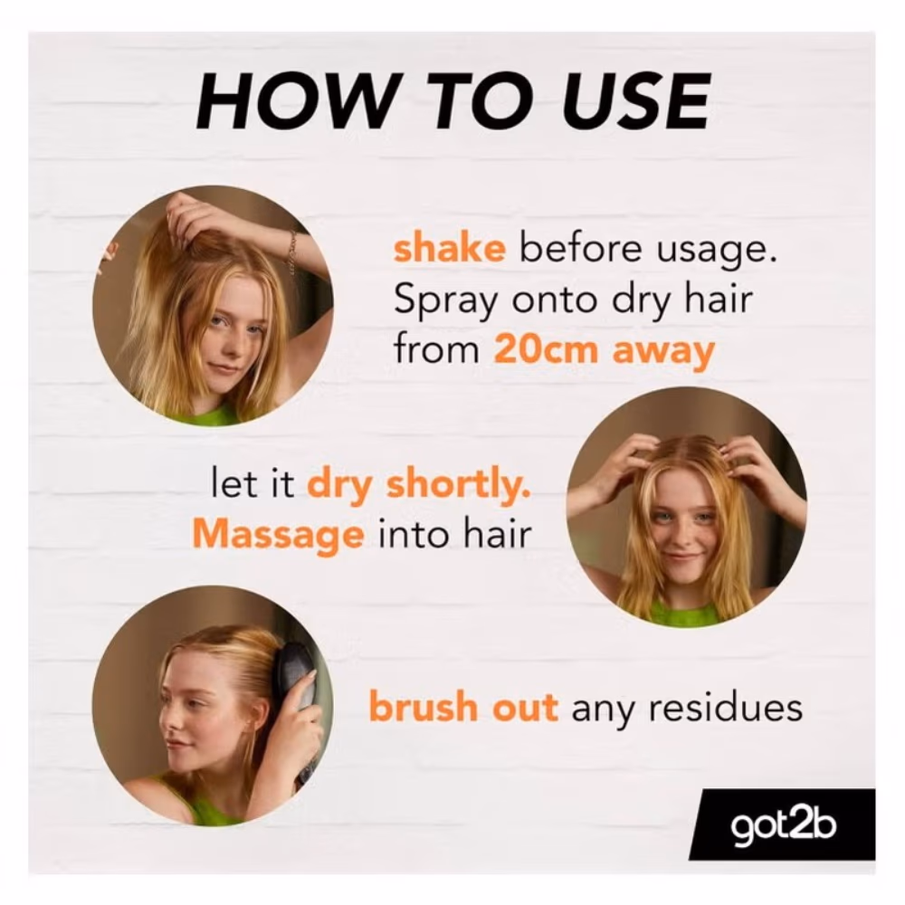 Got2b Dry Shampoo Texturizing 200ml 3