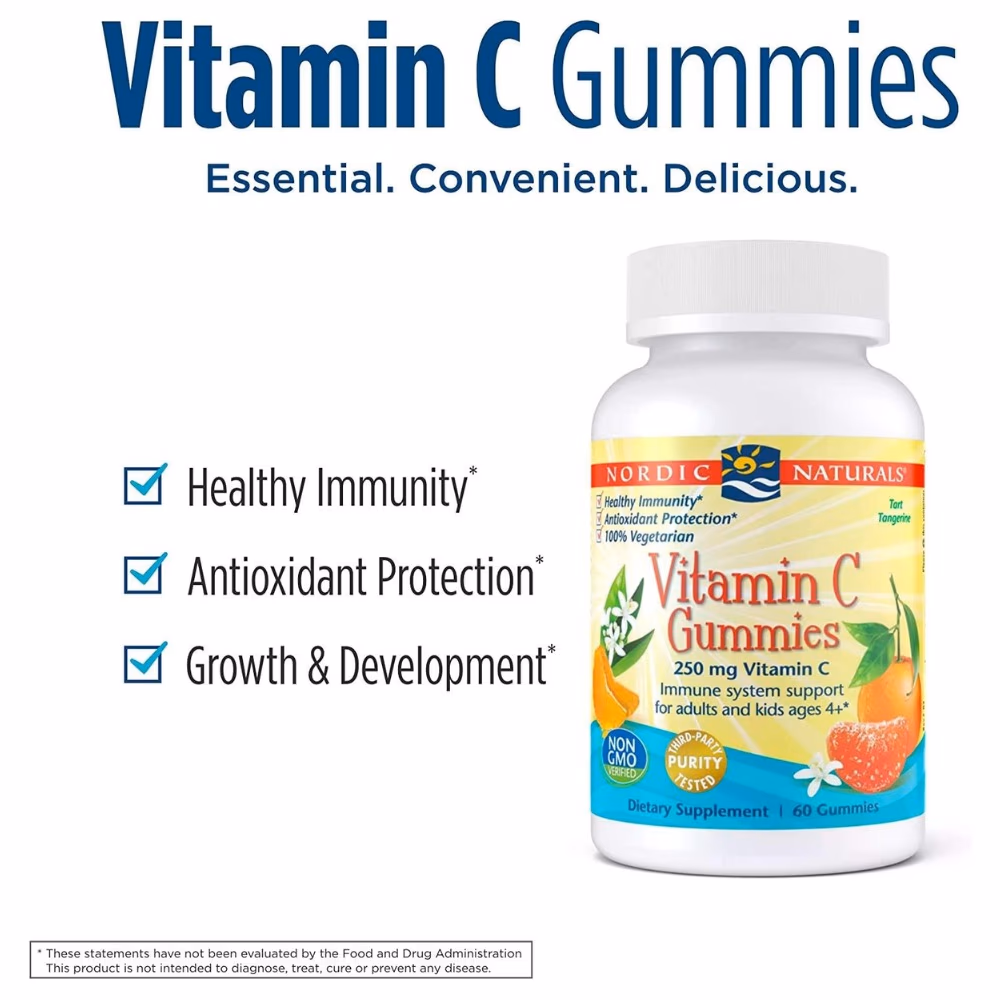 Nordic Naturals Vitamin C Gummies, 60 Gummies 2