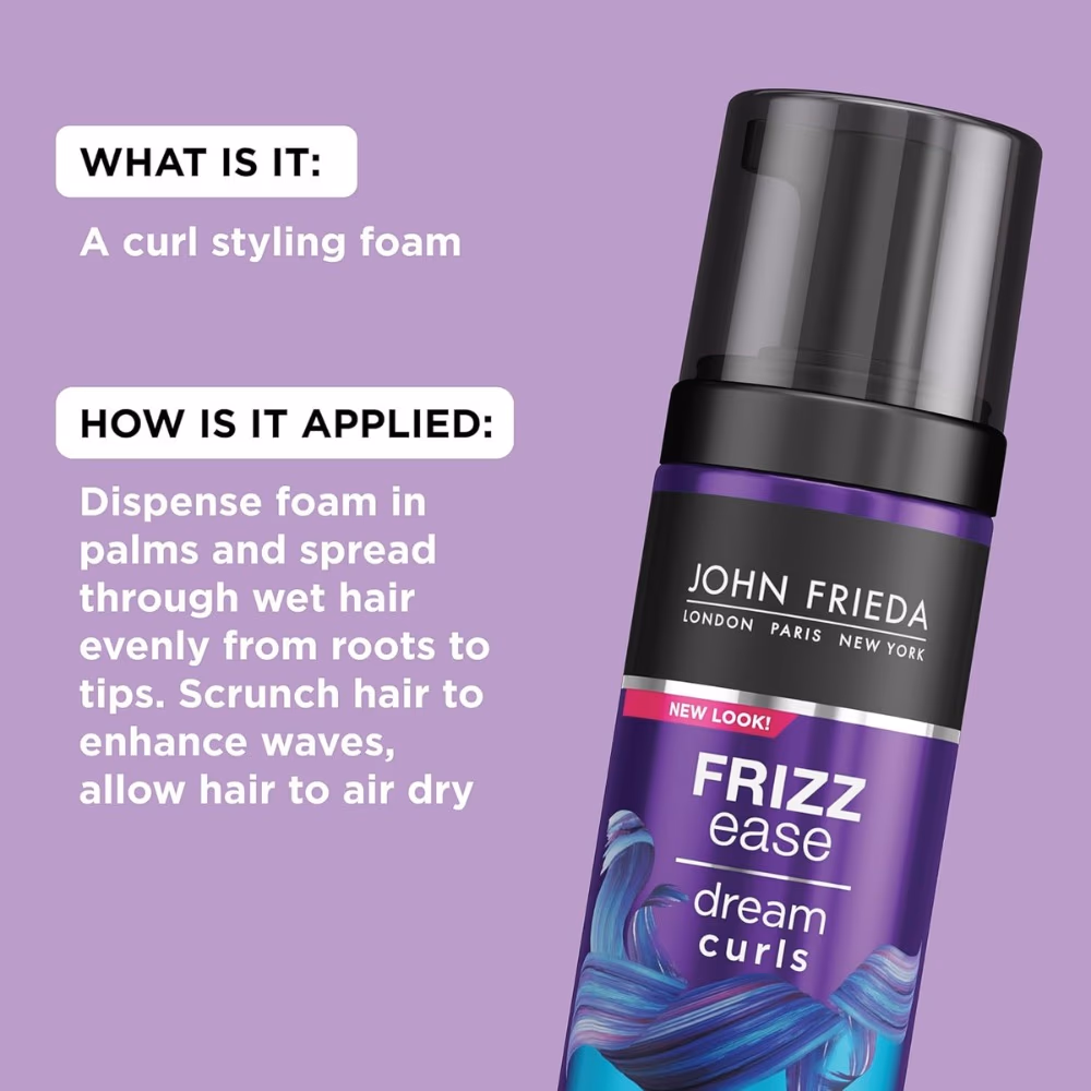 John Frieda Frizz Ease Air Dry Waves Styling Foam 147ml 3
