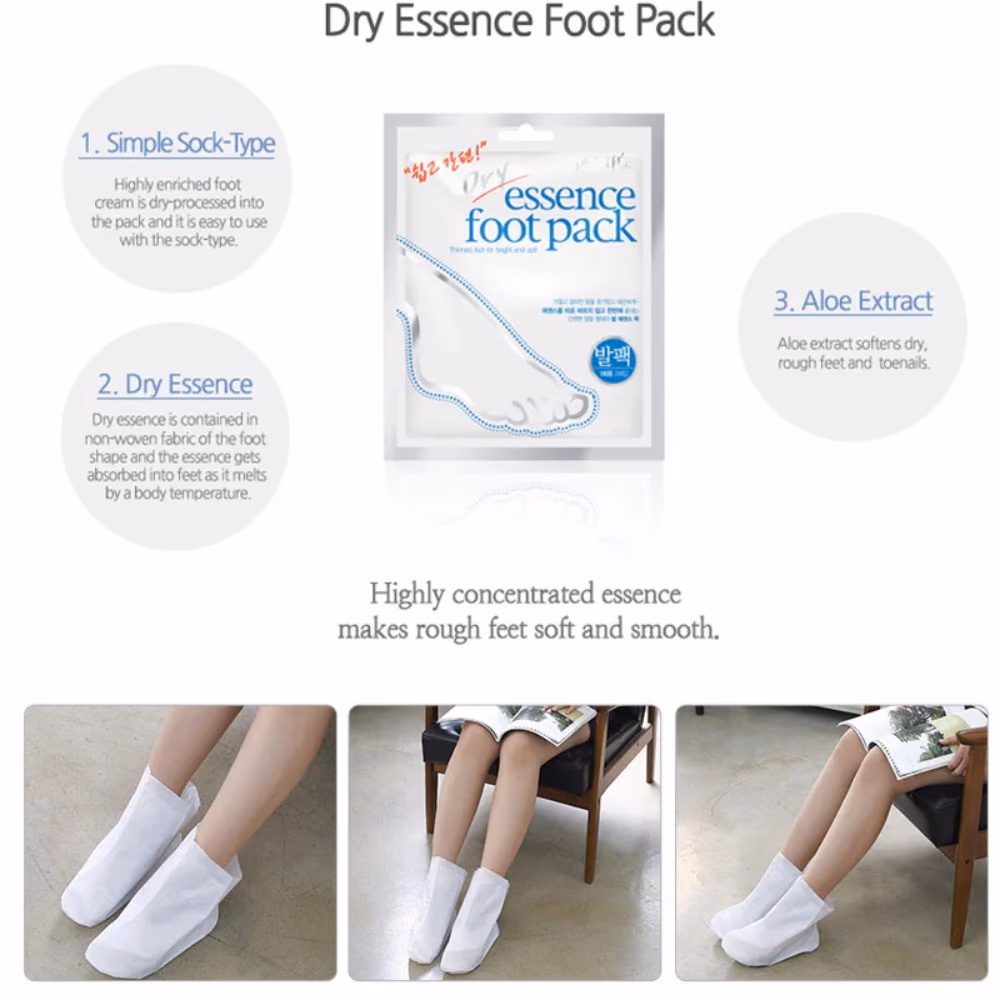 Petitfee Dry Essence Foot 1Pair  4