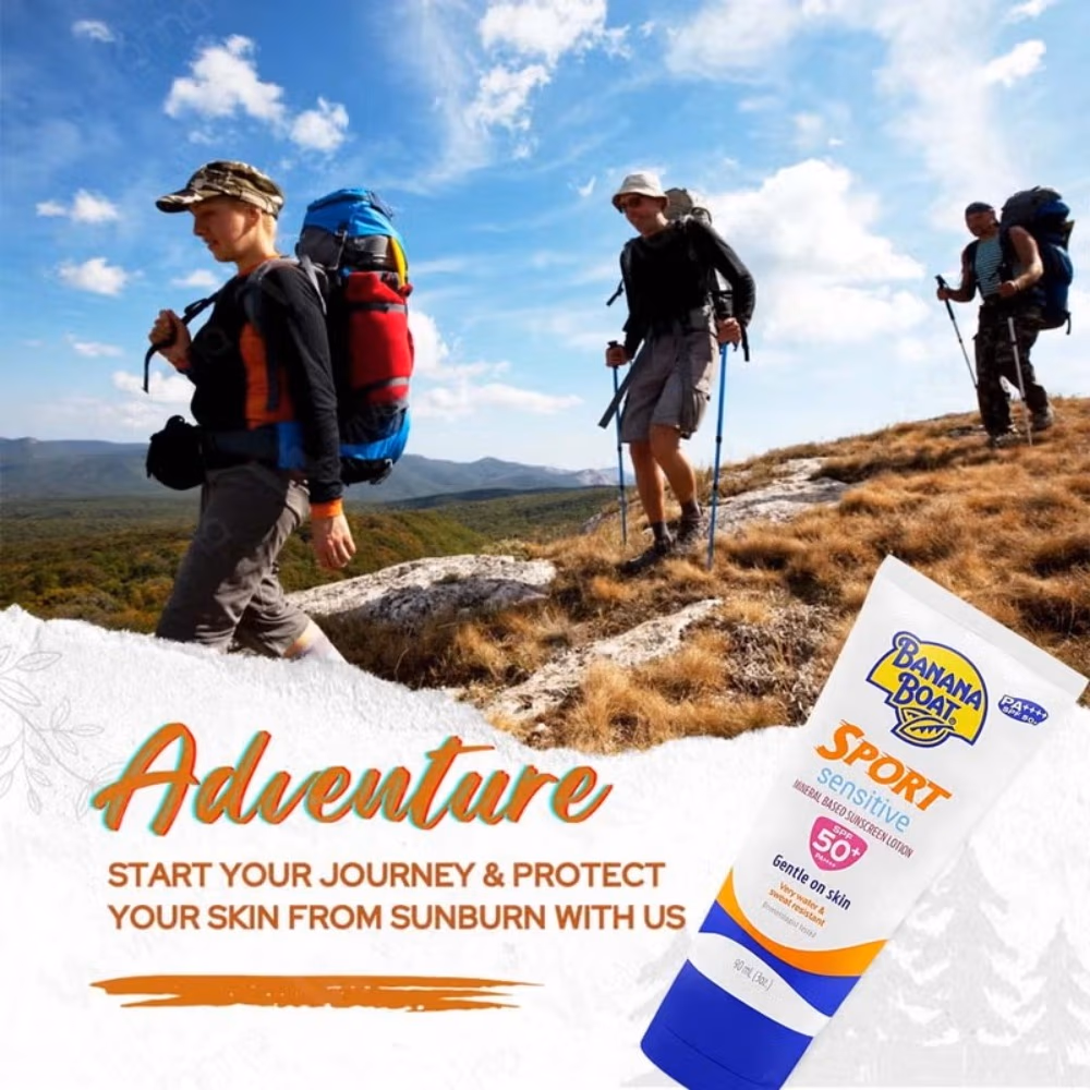 Banana Boat Sport Sensitive SPF50 Lotion 90ml 3