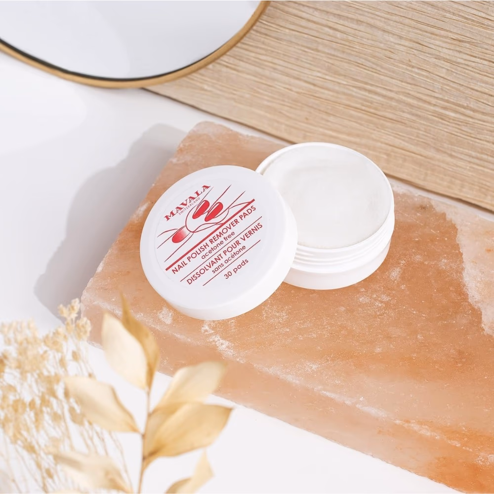 Mavala Nail Polish Remover Pads (30 Pads) – Acetone-Free & Travel-Friendly 2
