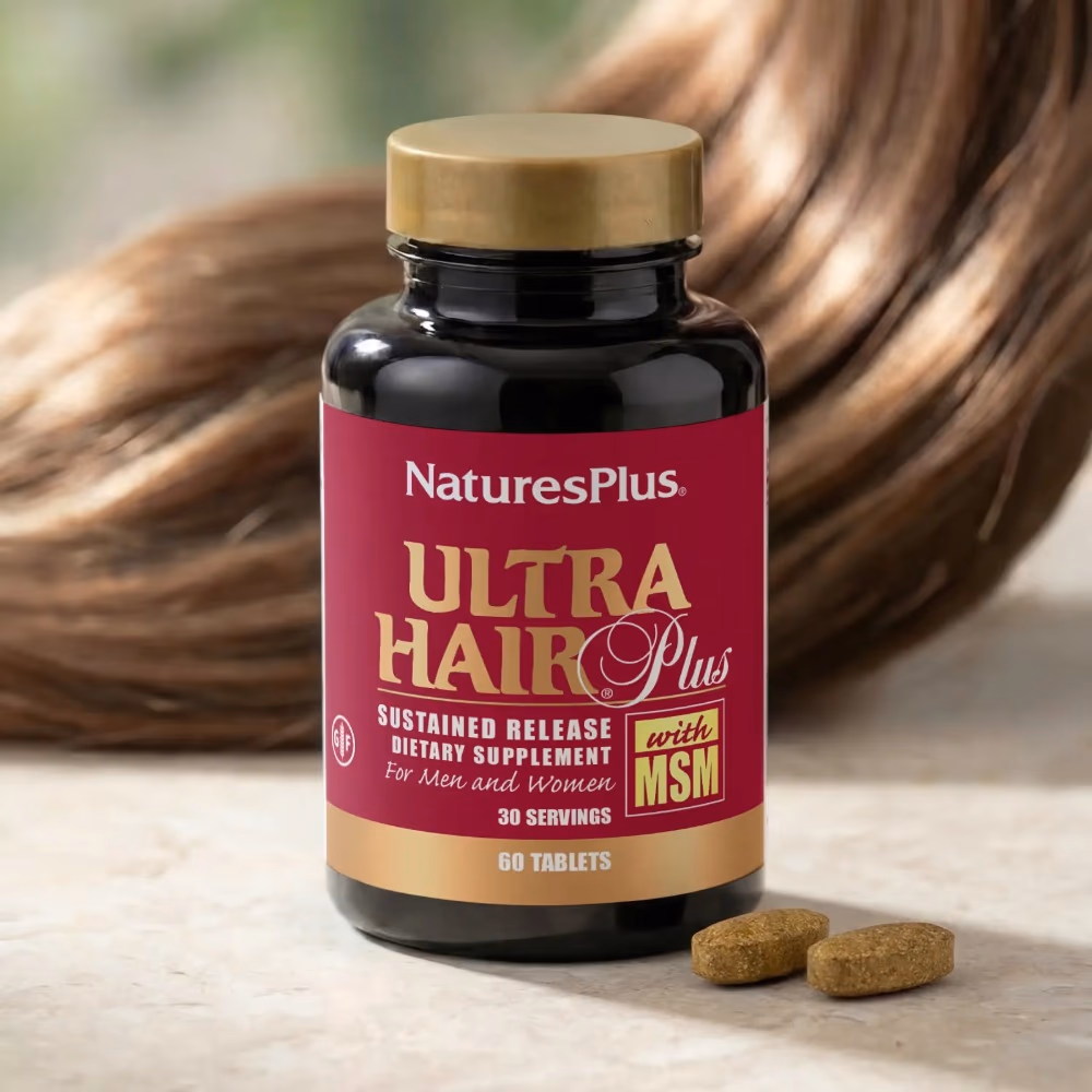 Natures Plus  Womens Ultra Hair Plus Tab 60s 4
