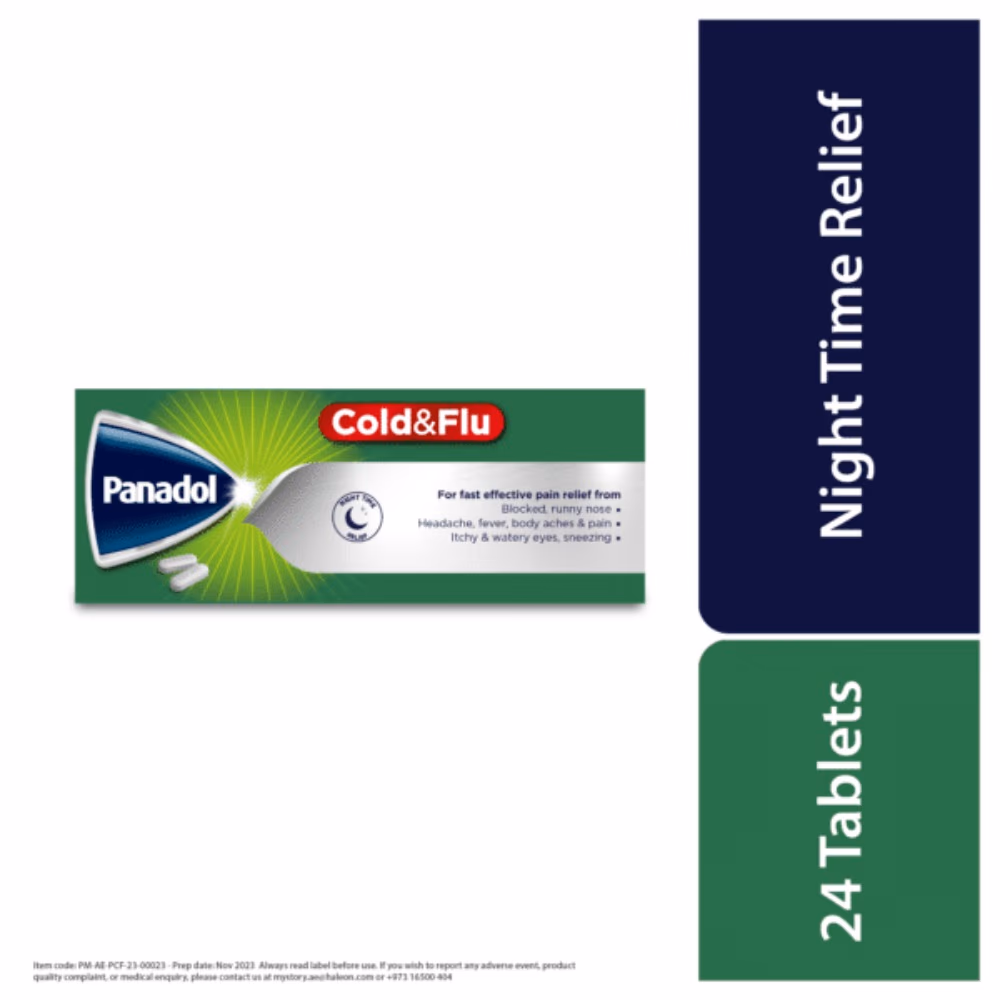 Panadol Cold & Flu Night - 24 Tablets 3