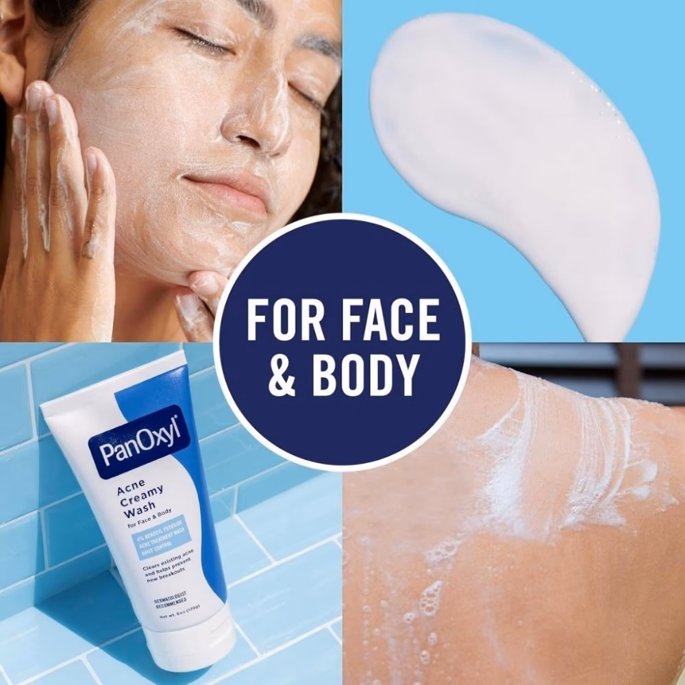 PANOXYL Acne Creamy Wash 170g  4