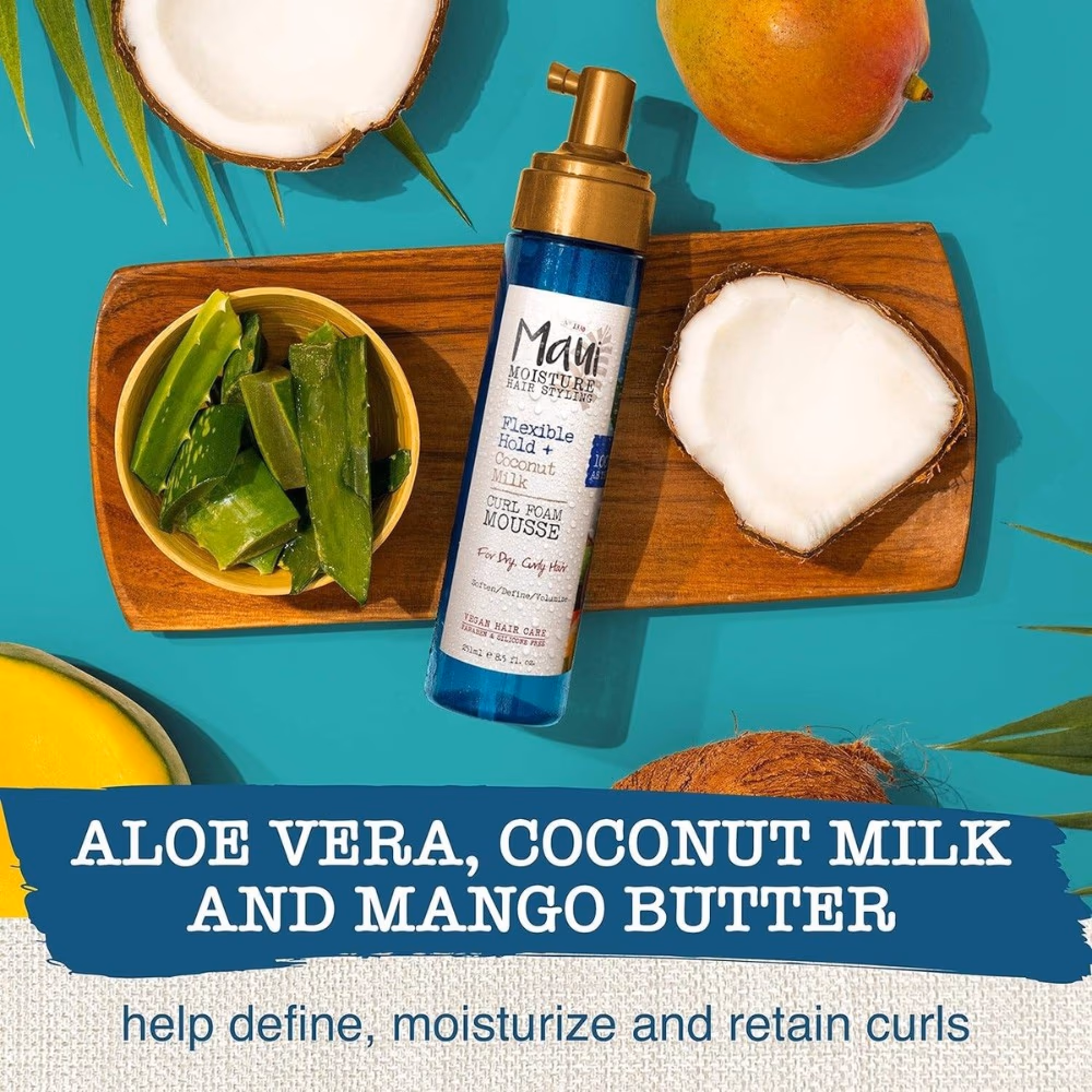 Maui Moisture Coconut Milk Curl Foam Mousse 251ml 2