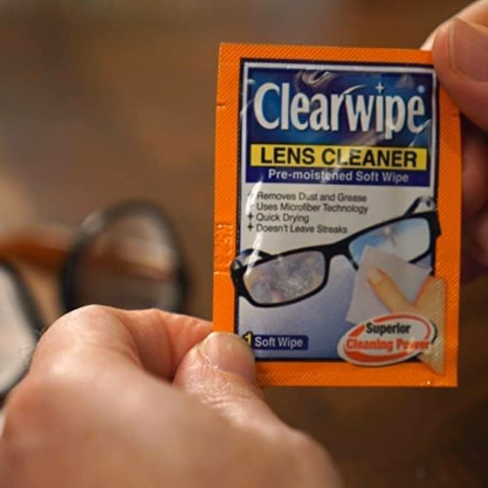 Clear Lens Cleaner Wipes 20s 3