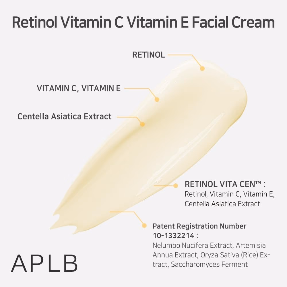 APLB Retinol Vitamin C And E Facial Cream 55ml 5