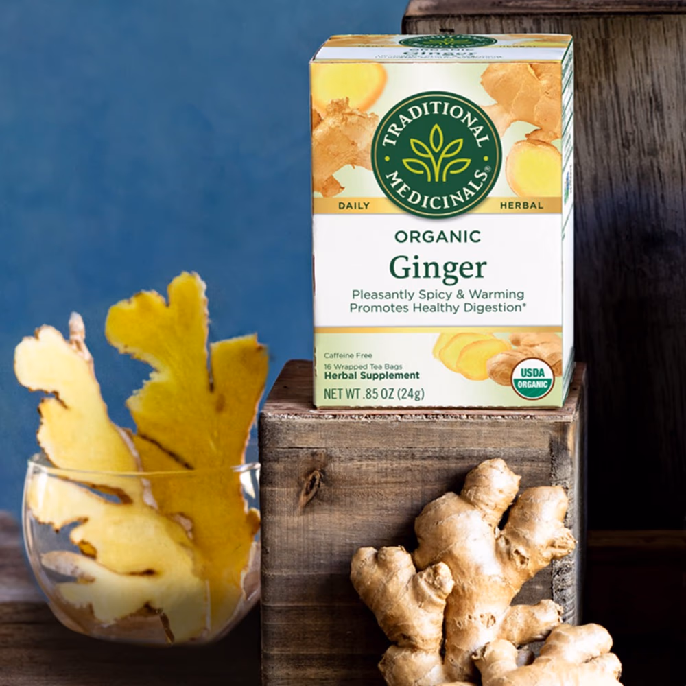 Traditional Organic Ginger Herbal Tea Bags 16s 3