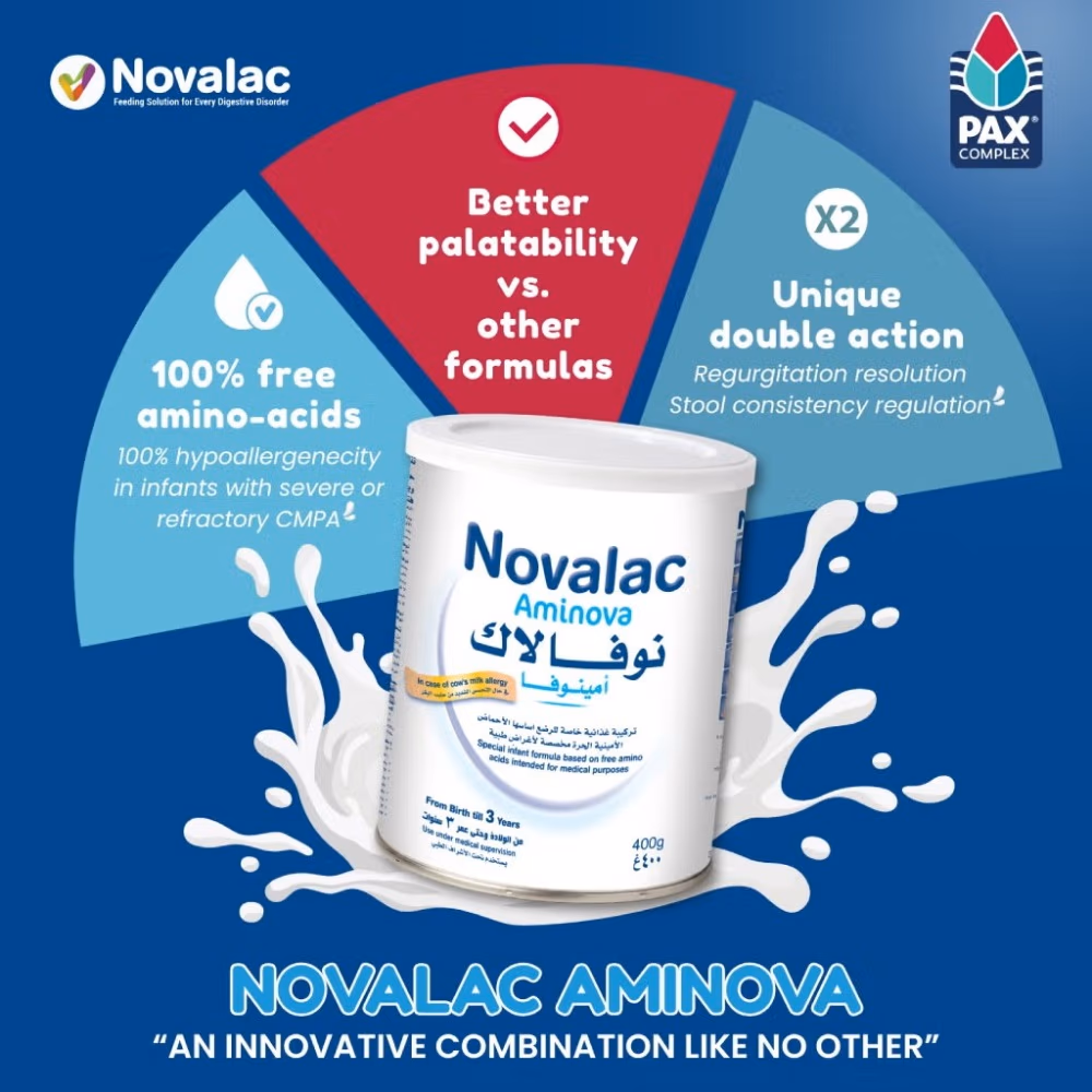 Novalac Aminova Milk Powder 400g 2