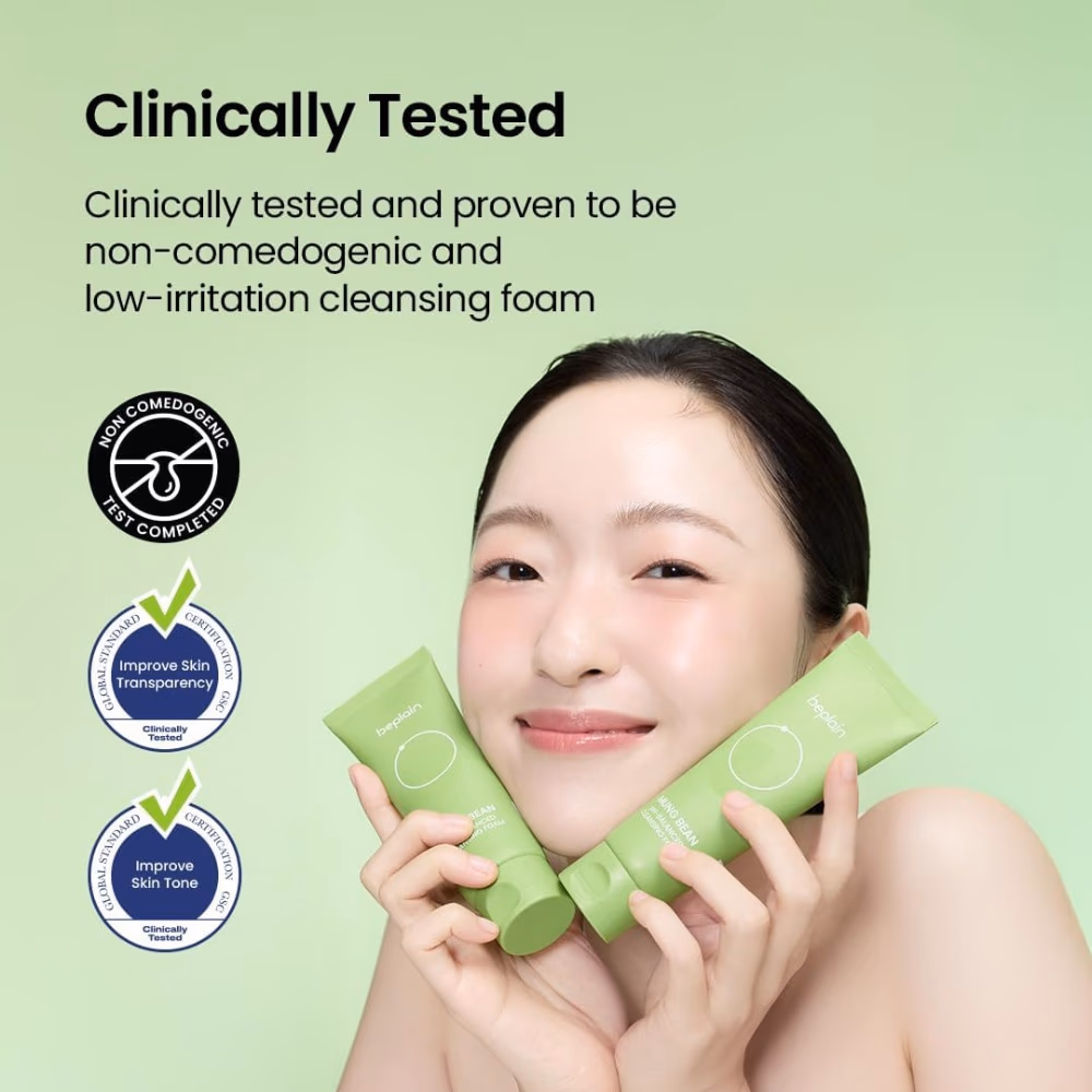Beplain Mung Bean Ph-Balanced Cleansing Foam 80ml 5