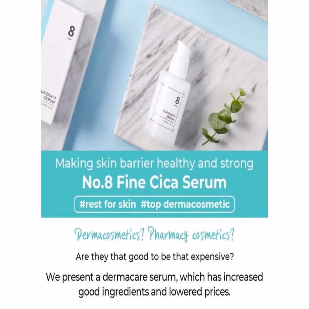 Numbuzin No. 8 Fine Cica Serum 50ml 4
