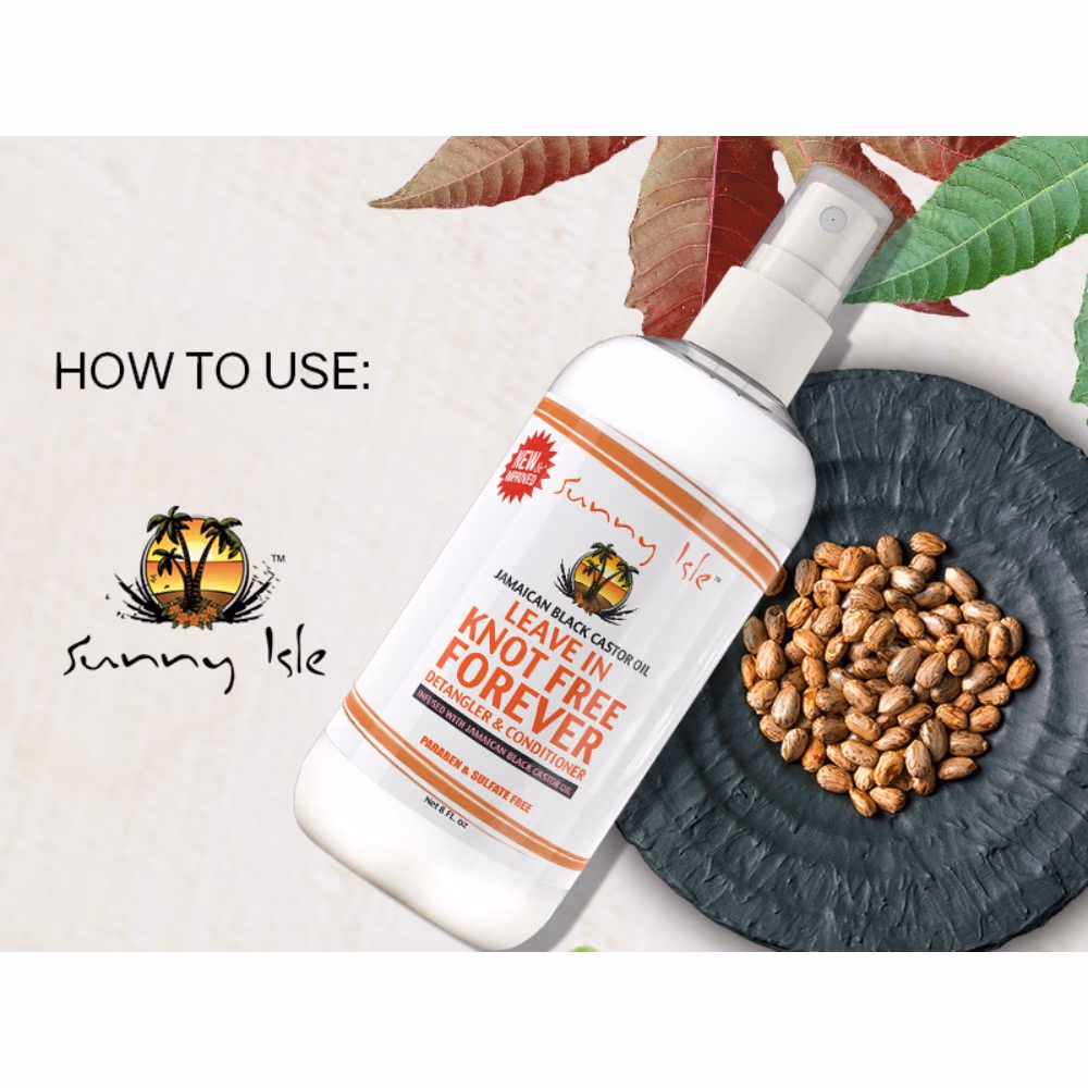 Sunny Isle Leave-In Knot Free Forever Conditioner 8oz 3
