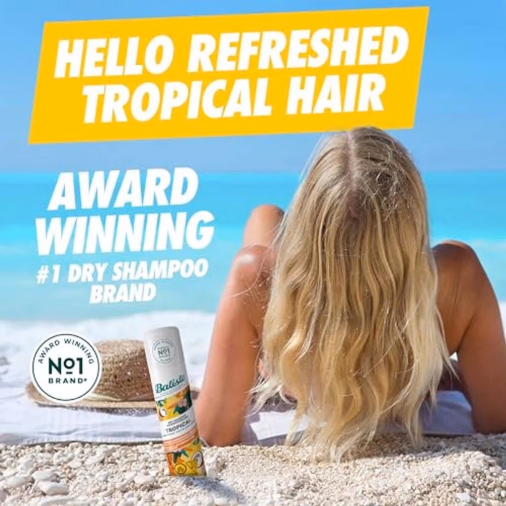 Batiste Dry Shampoo Tropical 200ml 2