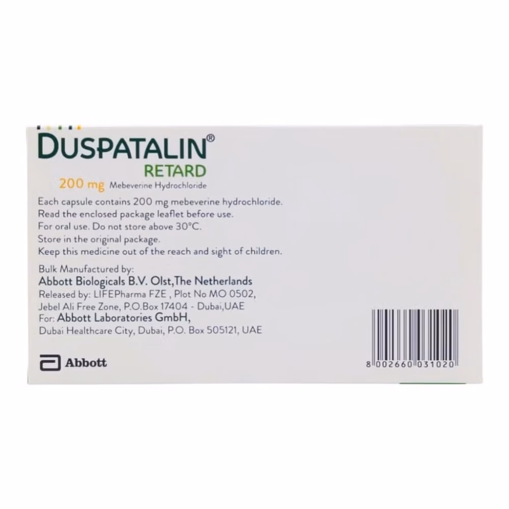 Duspatalin Retard 200mg Capsules 30s 2