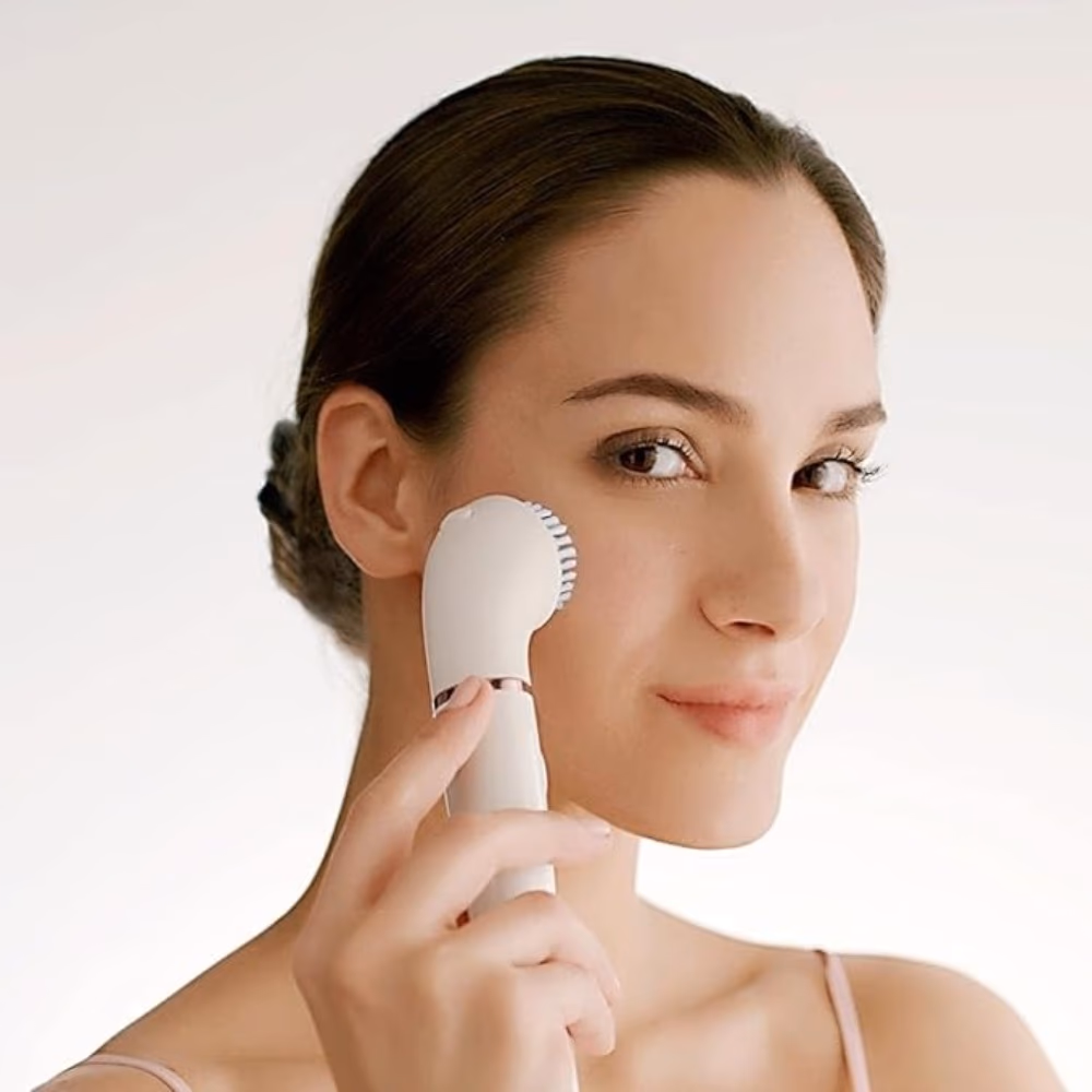 Braun Facespa Pro 911 Facial Epilator Whitebronze With 3 Extras 2