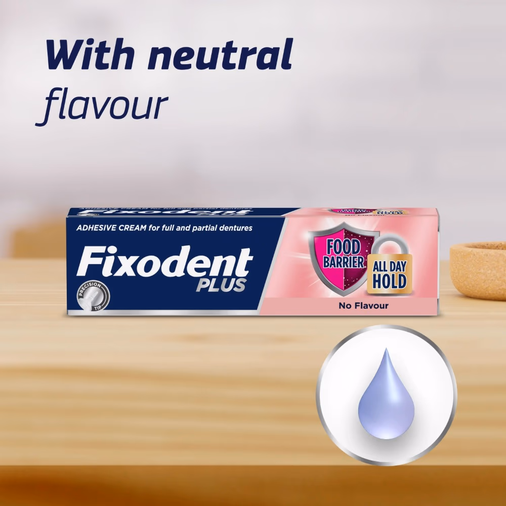 Fixodent Plus Denture Adhesive Cream 40g 5