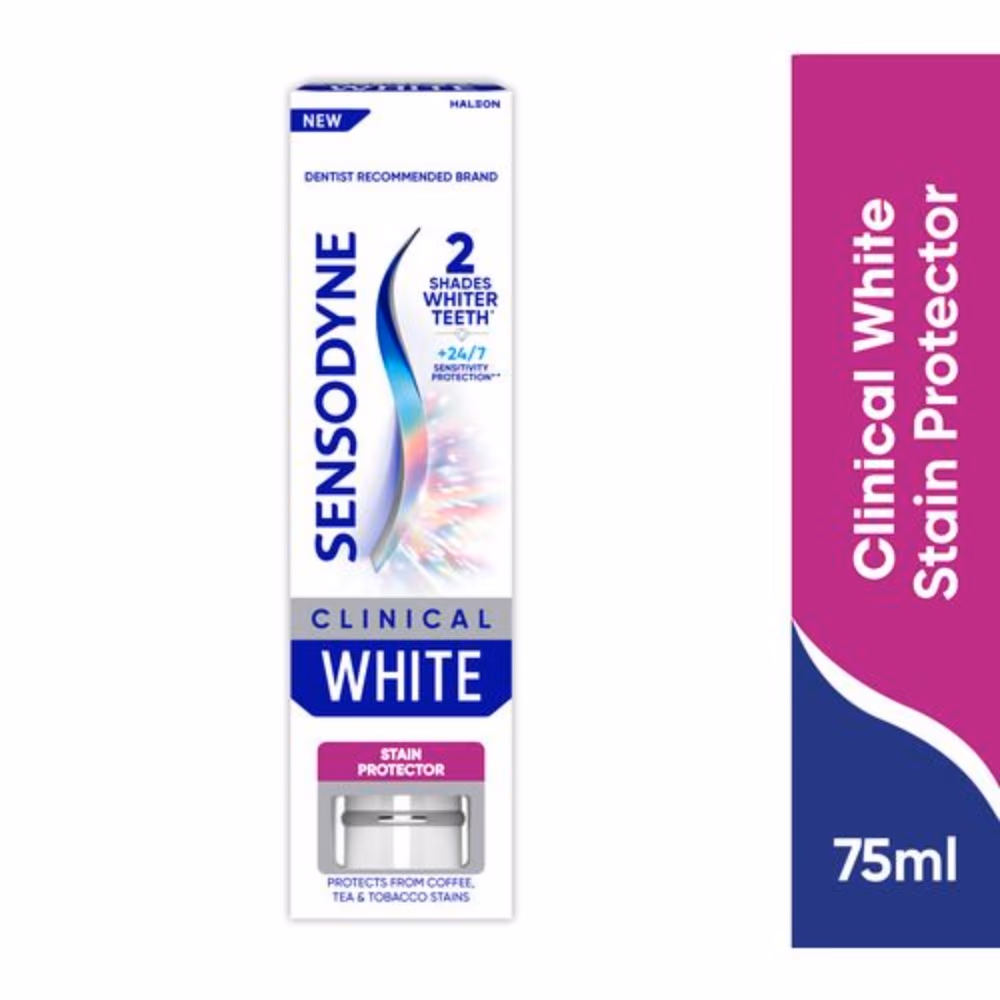 Sensodyne Clinical White Stain Protector Toothpaste 75ml 2