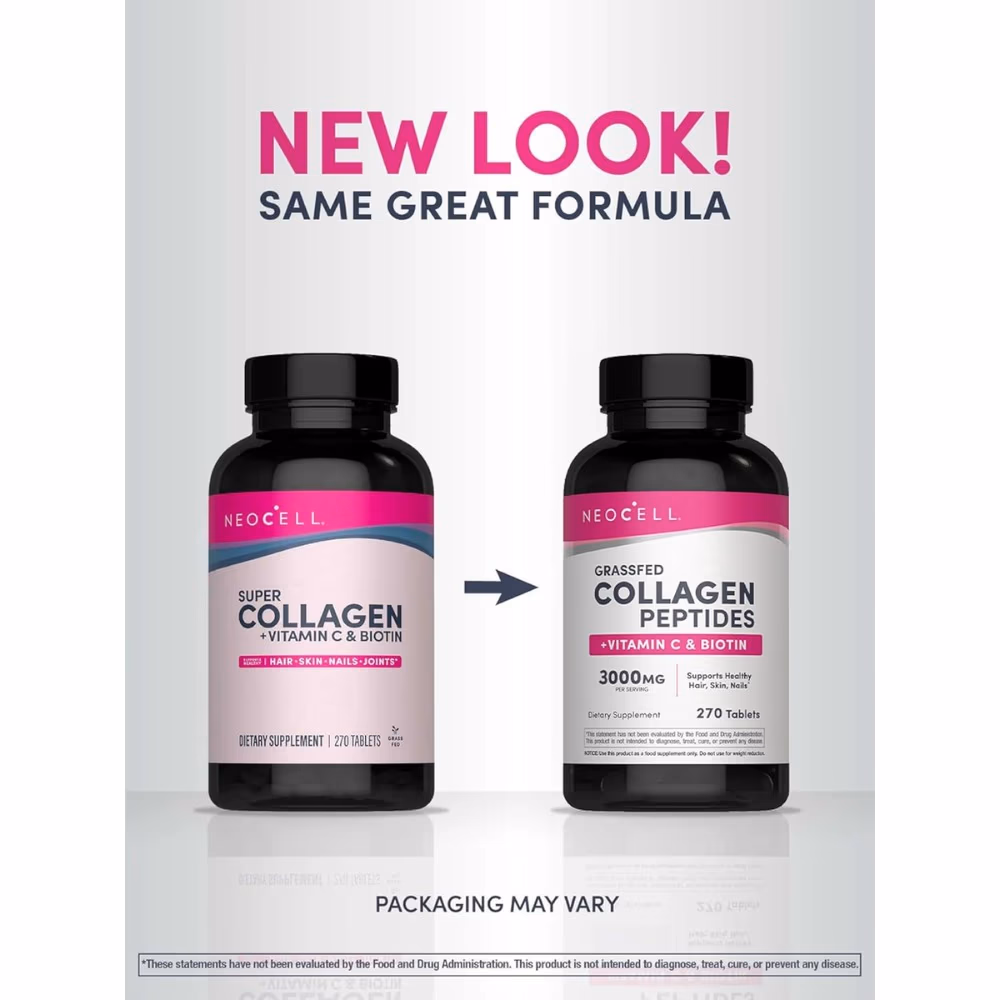 Neocell Grassfed Collagen Peptides Tablets 270s 3
