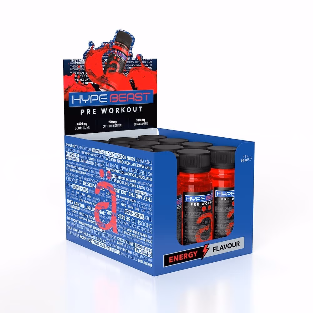 Nano Hype Beast Pre Workout Shot Energy 60ml 4